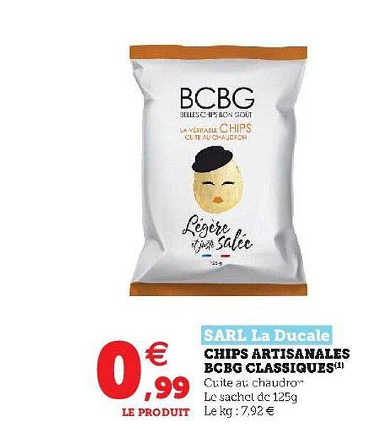 chips artisanales bcbg classiques sarl la ducale