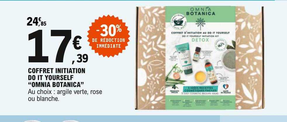 coffret initiation do it yourself "omnia botanica"