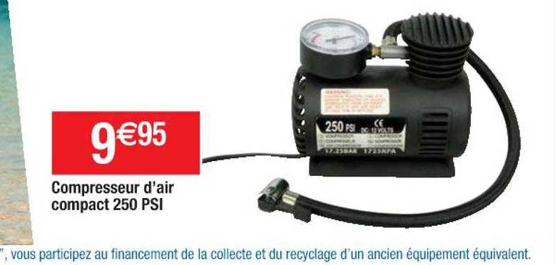 compresseur d'air compact 250 psi