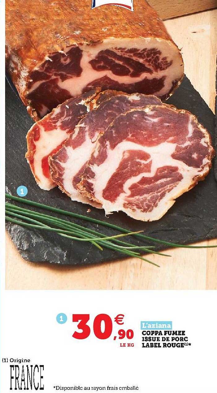 coppa fumée issue de porc label rouge