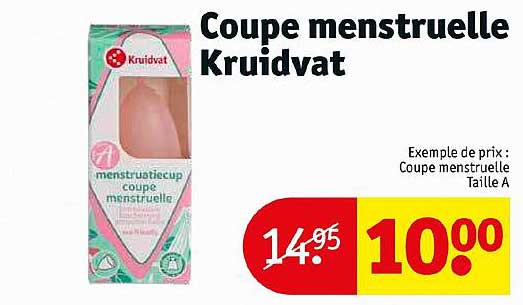 coupe menstruelle kruidvat