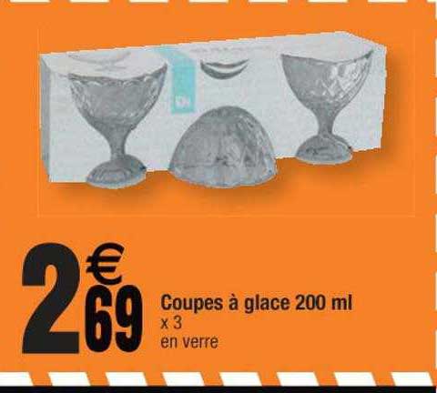 coupes à glace 200ml