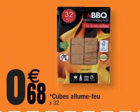 cubes allume-feu