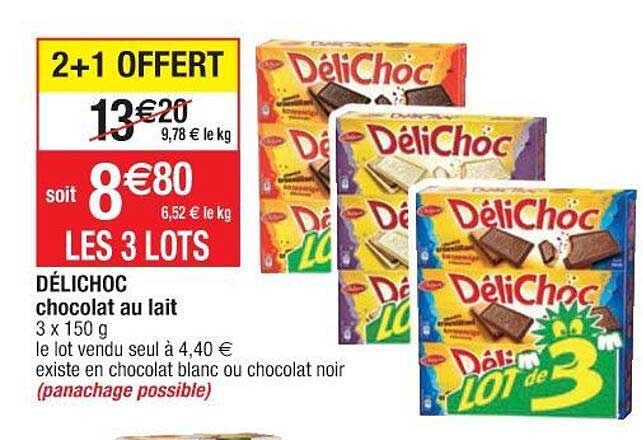 Délichoc Chocolat Au Lait