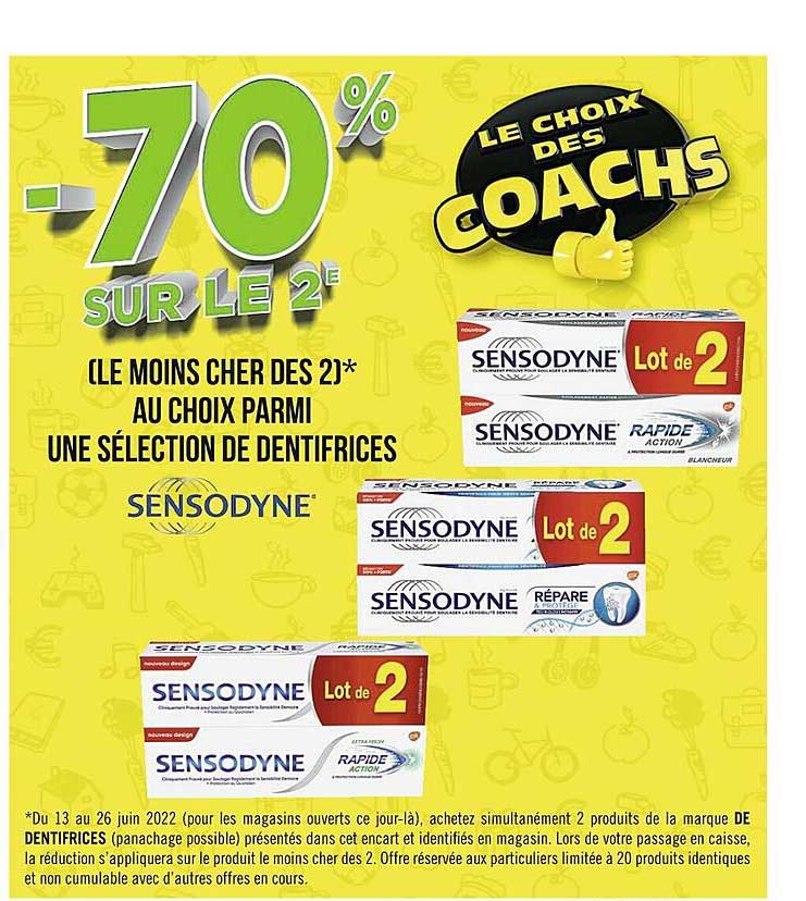 Dentifrices Sensodyne