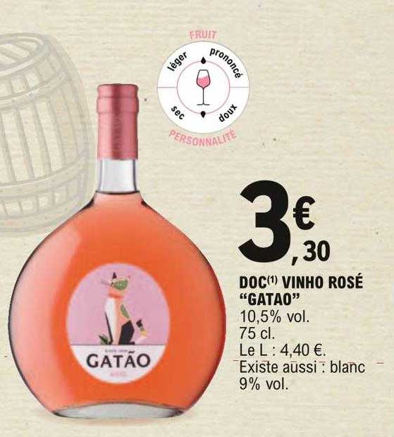 doc vinho rosé "gatao"