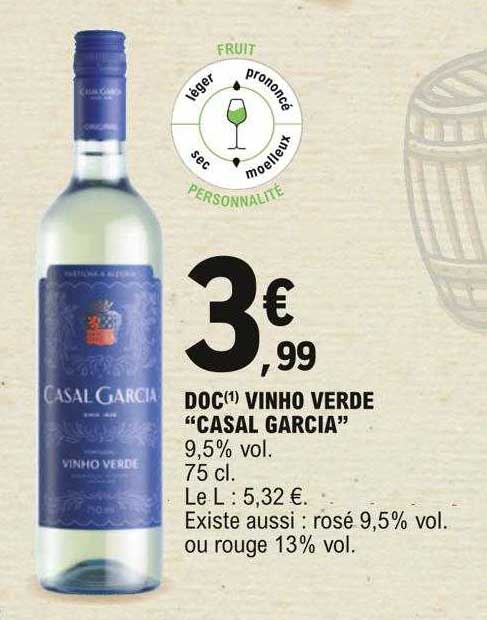 doc vinho verde "casal garcia"