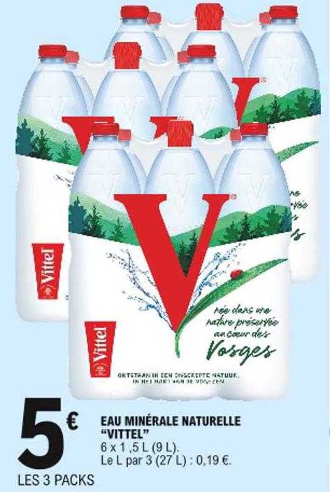 Eau Minérale Naturelle "vittel"