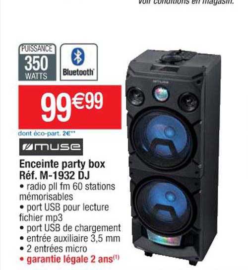 Enceinte Party Box Muse