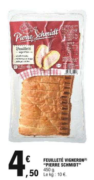 feuilleté vigneron "pierre schmidt"