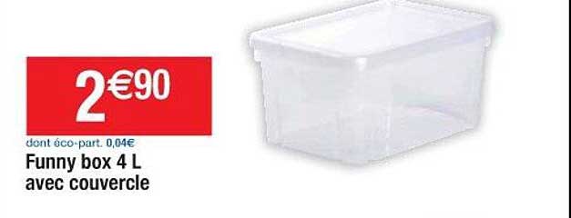 funny box 4 l avec couvercle