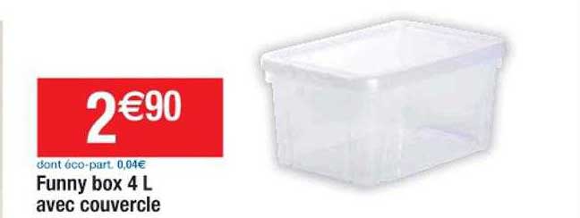 funny box 4l avec couvercle
