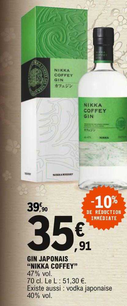 gin japonais "nikka coffey"