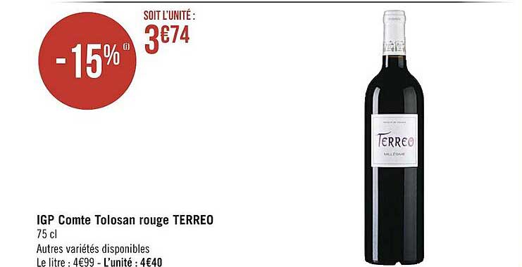 igp comte tolosan rouge terreo