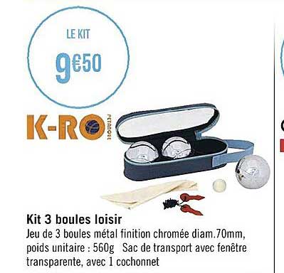 kit 3 boules loisir k-ro