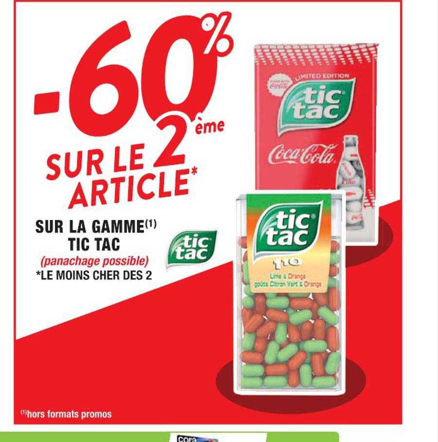 la gamme tic tac