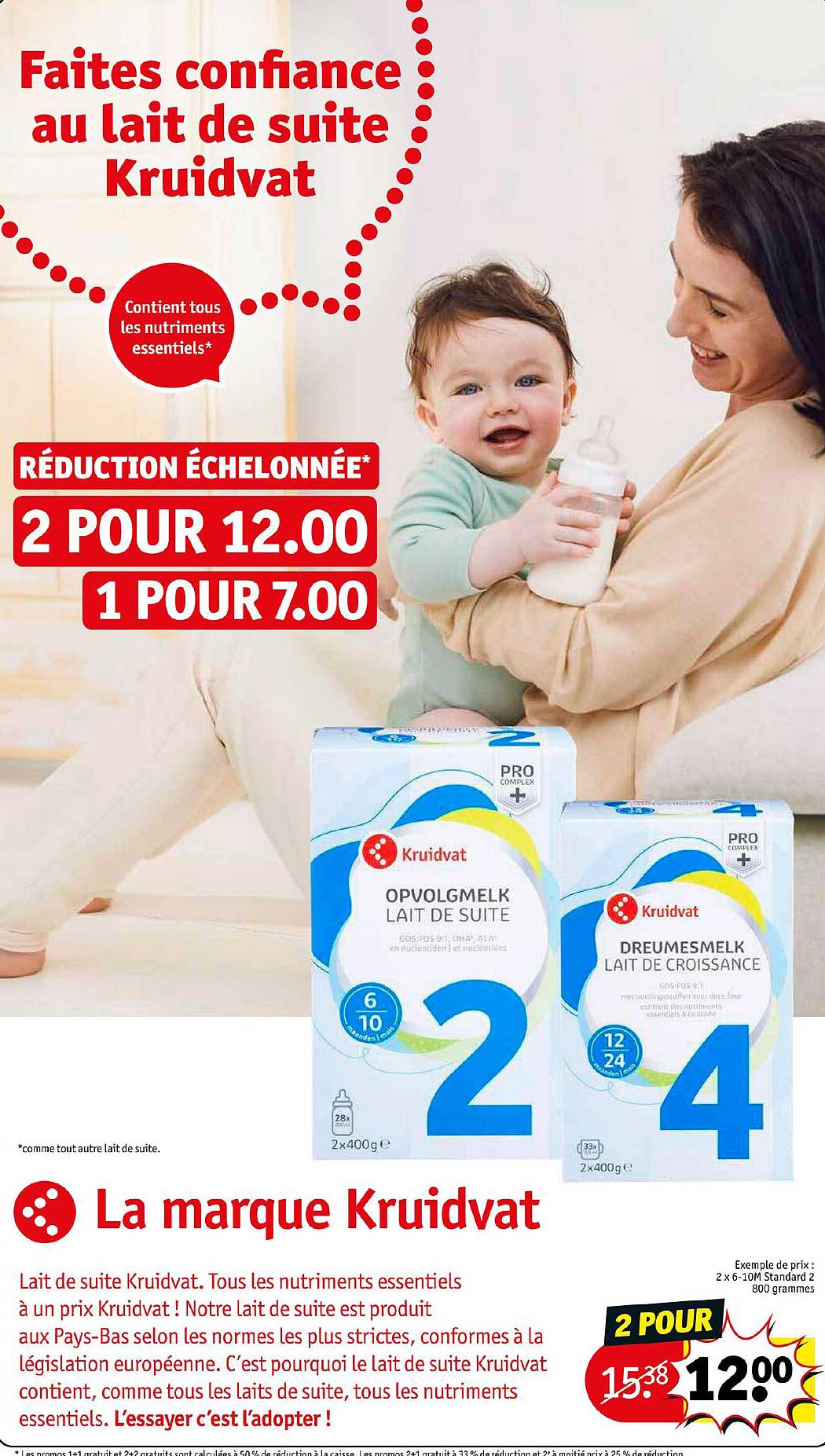 lait de suite kruidvat