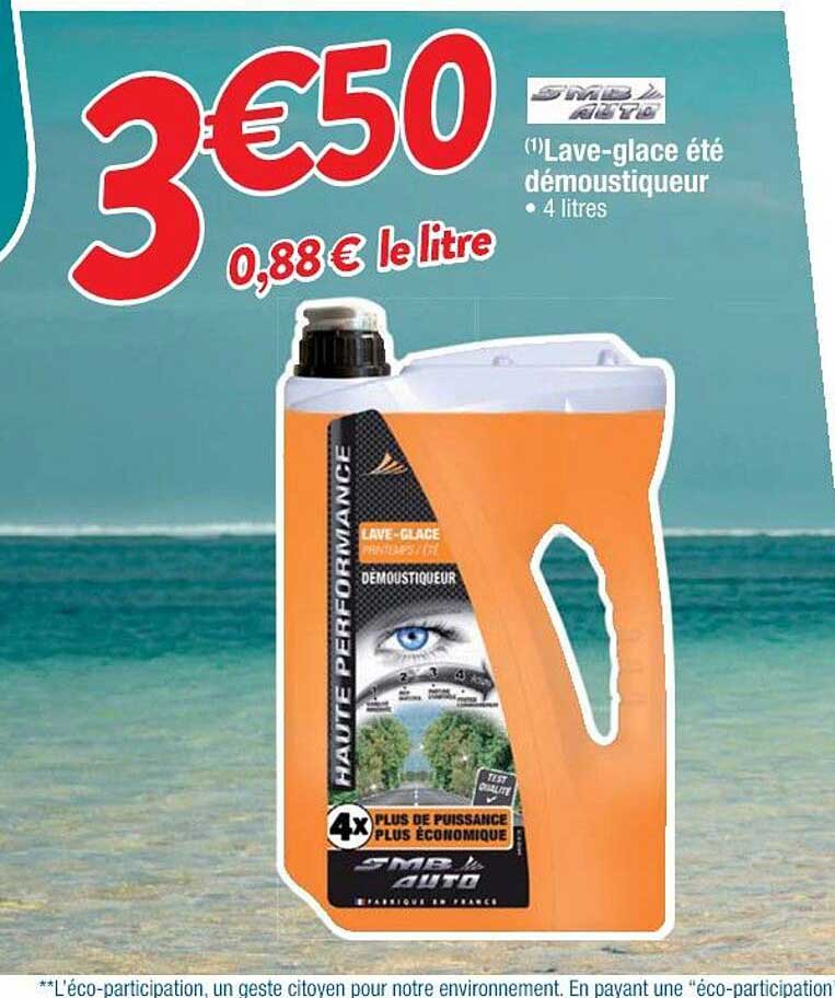 lave-glace été démoustiqueur