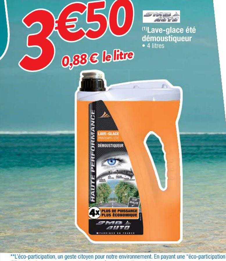 lave-glace été démoustiqueur