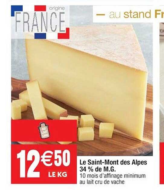 le saint-mont des alpes 34% de m.g.