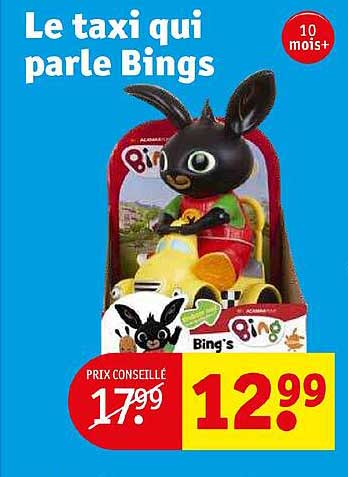 le taxi qui parle bings