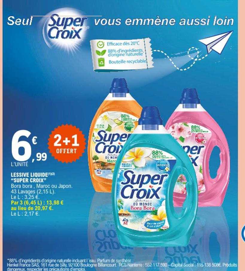 Lessive Liquide "super Croix"