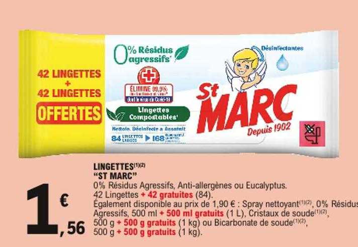 Lingettes "st Marc"
