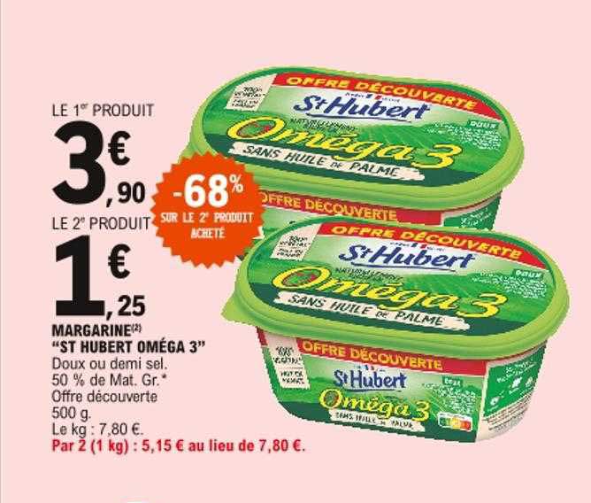 margarine "st hubert oméga 3"