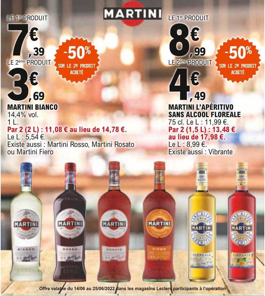 Martini Bianco, Martini L'apéritivo Sans Alcool Floreale
