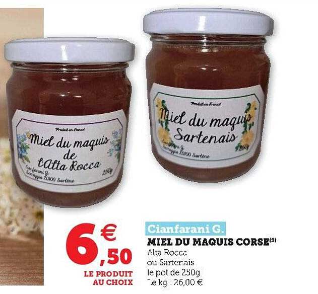 miel du maquis corse cianfarani g.