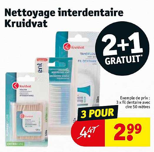 nettoyage interdentaire kruidvat