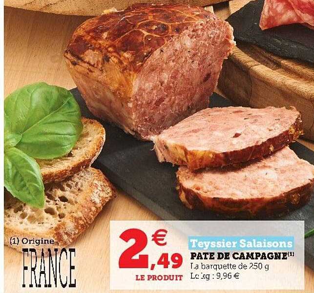 pâte de campagne teyssier salaisons