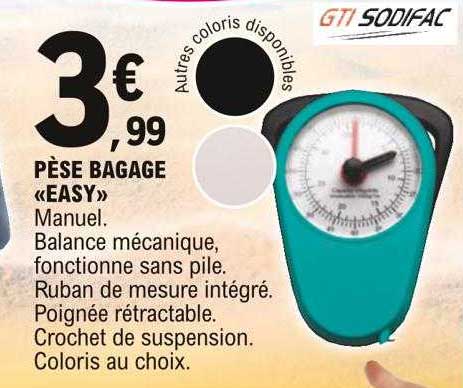 pèse bagage  «easy» gti sodifac