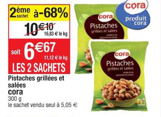 Pistaches Grillées Et Salées Cora