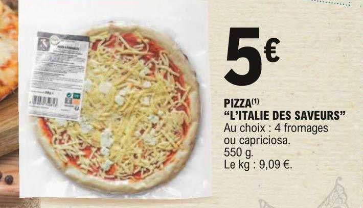 pizza "l'italie des saveurs"