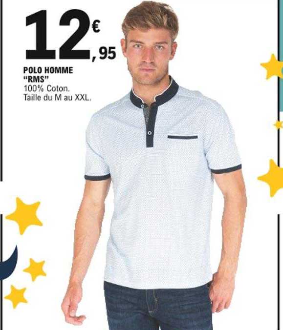 polo homme "rms"