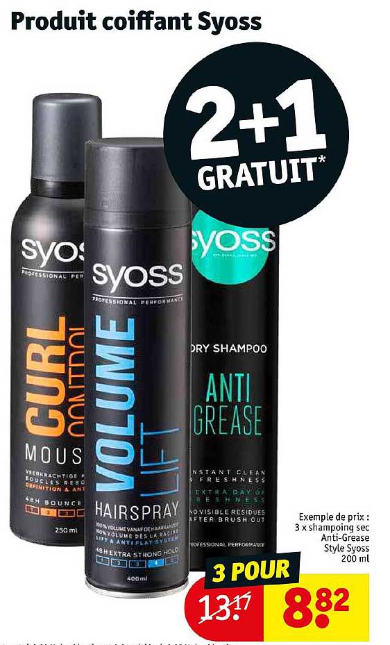 produit coiffant syoss