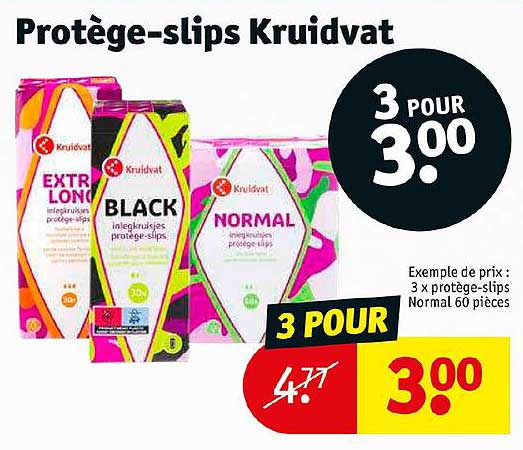 protège-slips kruidvat