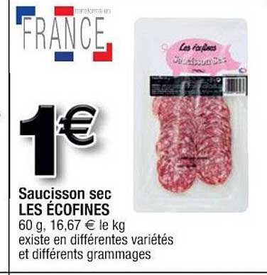 Saucisson Sec Les écofines
