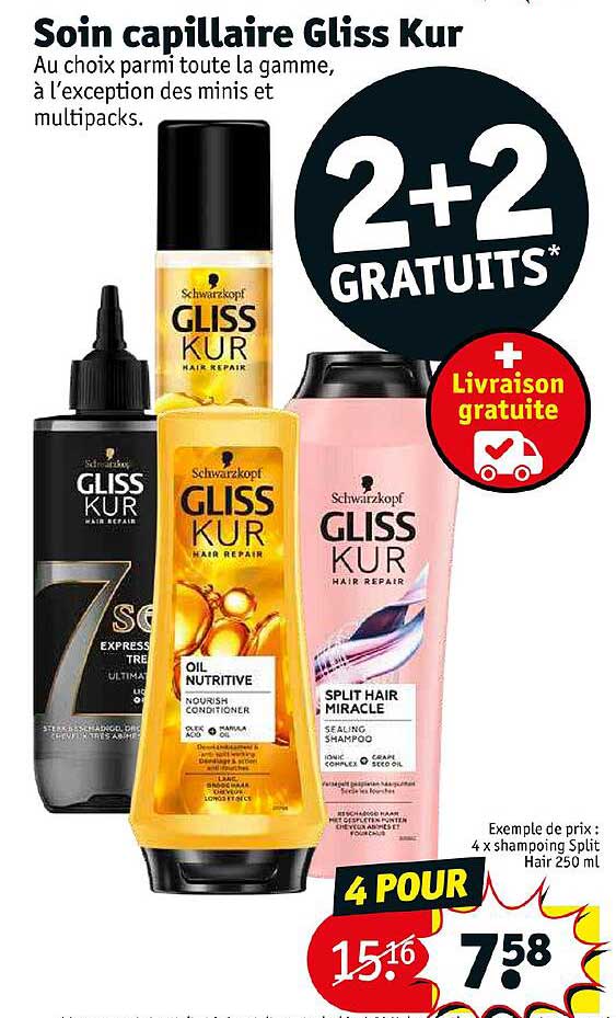 soin capillaire gliss kur