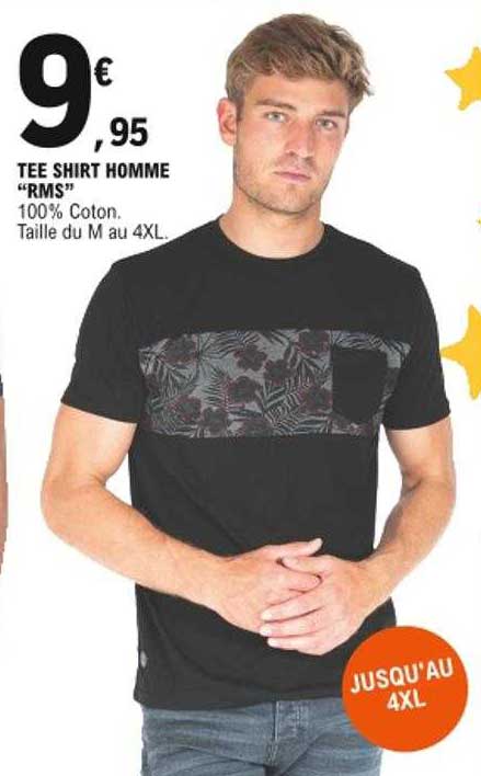 tee shirt homme "rms"