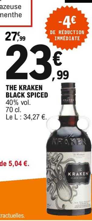 The Kraken Black Spiced