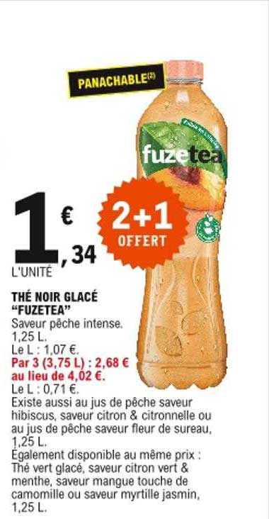 Thé Noir Glacé "fuzetea"