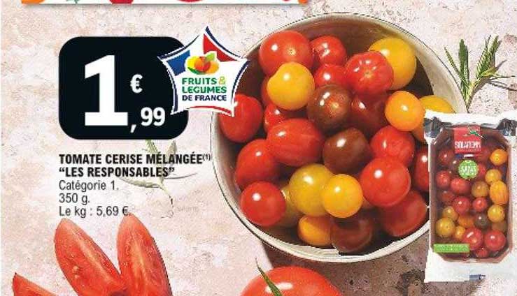 tomate cerise mélangée "les responsables"
