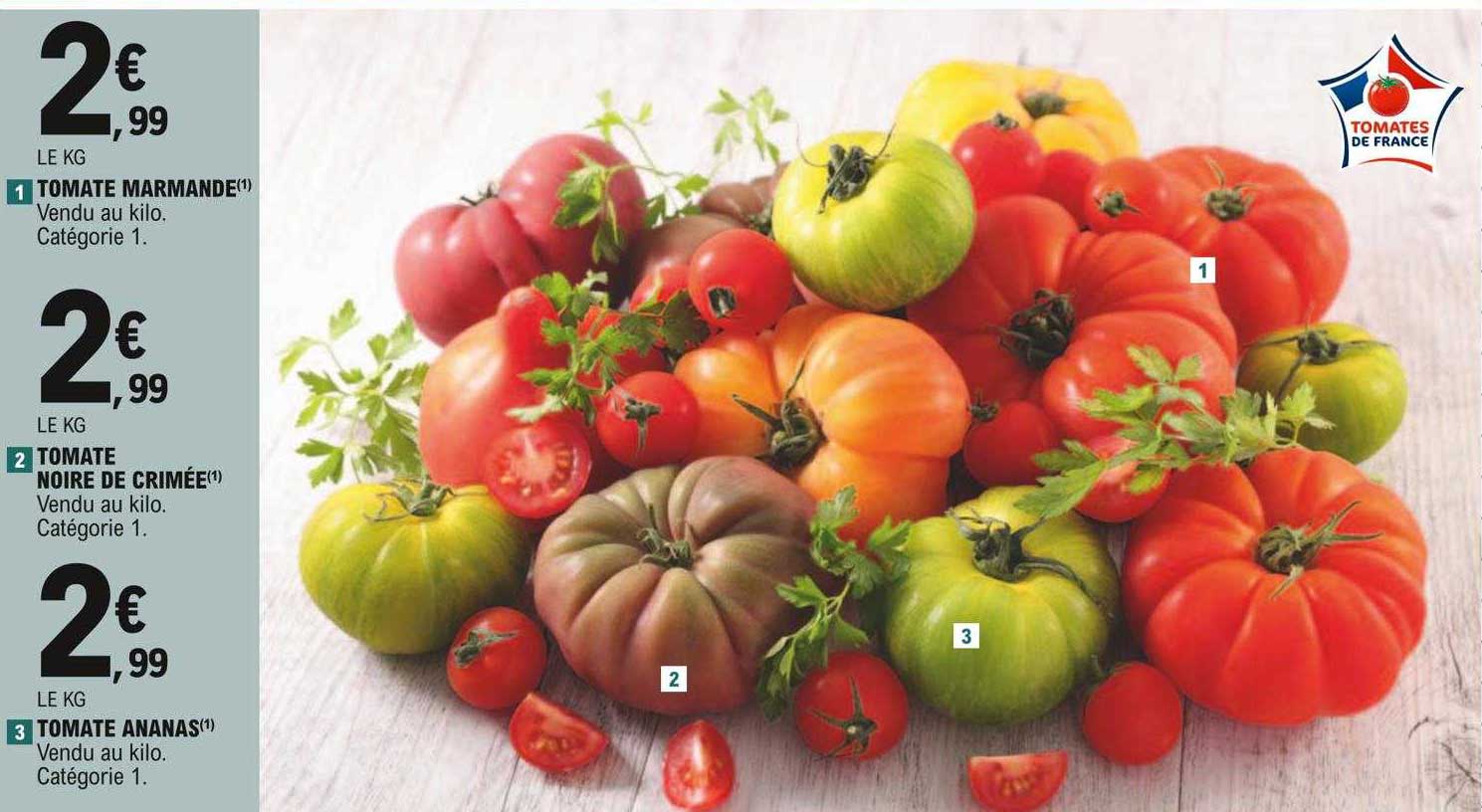 Tomate Marmande, Tomate Noire De Crimée, Tomate Ananas