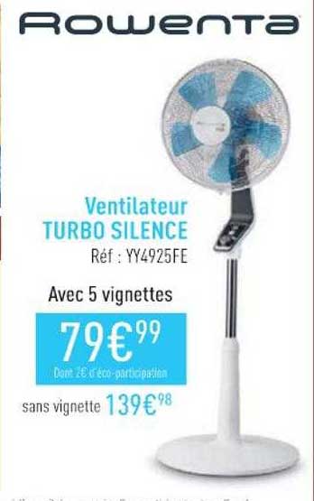 Ventilateur Turbo Silence Rowenta