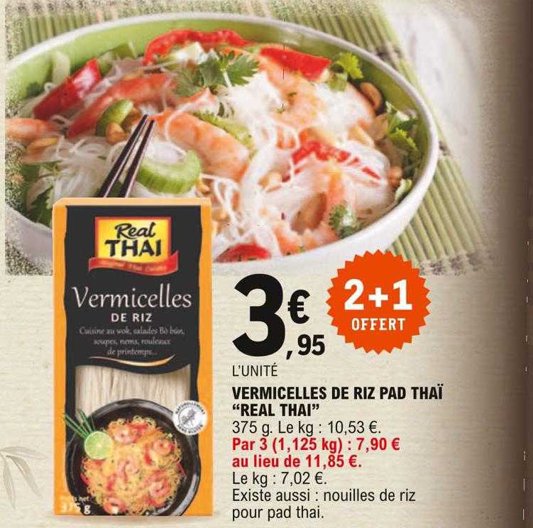 vermicelles de riz pad thaï "real thai"