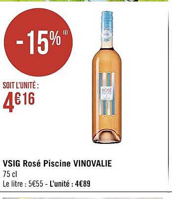 Vsig Rosé Piscine Vinovalie