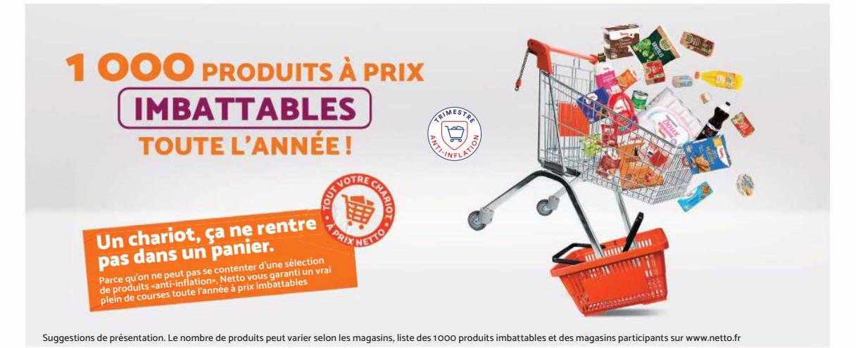 1000 produits à prix imbattables toute  l'année!