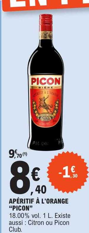 apéritif à l'orange "picon"